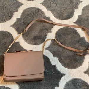 Barely used nude crossbody